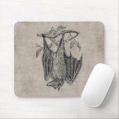 Vintage-Fledermaus-Mauspad Mousepad (Mit Mouse)