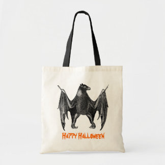 Vintage-Fledermaus-Süßigkeiten-Tasche - Canvas Tragetasche