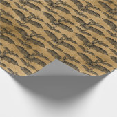Vintage Fledermäuse Geschenkpapier (Ecke)