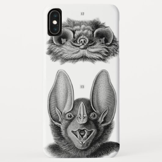 Vintage Fledermäuse iPhone Barely There Case für V (Rückseite)