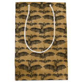 Vintage Fledermäuse Mittlere Geschenktüte (Vorderseite)