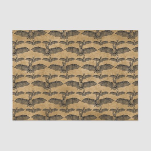 Vintage Fledermäuse Seidenpapier (Vorderseite)
