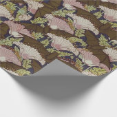 Vintage Fledermäuse und Pfeffermaus Jugendstil Geschenkpapier (Ecke)