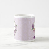 Vintage Flieder Personalized Kaffeetasse (Mittel)