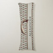 Vintage Fliegen Regenbogenforelle Pillo Seitenschläferkissen (Vorderseite Vertikal)