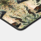 Vintage Fliegenfuchs-Fledermausillustrierung Schreibtischunterlage (Ecke)