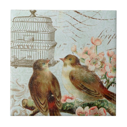 Vintage Fliese (Vorderseite)