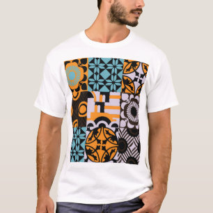 Vintage Fliesen: aufwändige Dekoration. T-Shirt