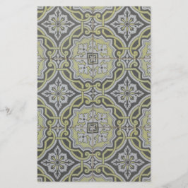 Vintage Fliesen Briefpapier