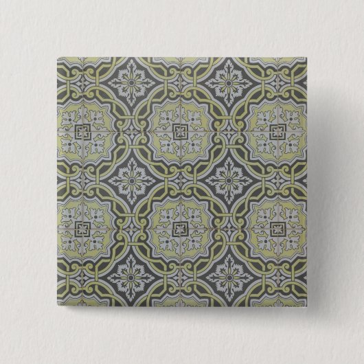 Vintage Fliesen Button (Vorderseite)