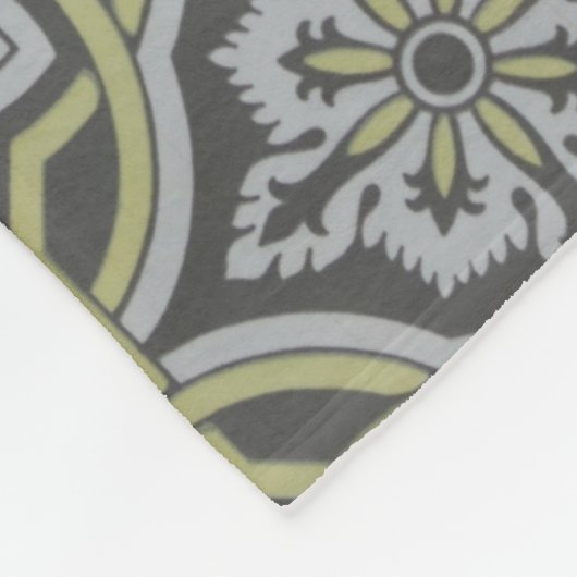 Vintage Fliesen Fleecedecke (Ecke)