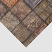 Vintage Fliesen-Gewebe oder Dekopapier Seidenpapier (Detail)