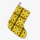 Vintage Fliesen, Illustrationsmuster Kleiner Weihnachtsstrumpf (Vorderansicht (hängend))