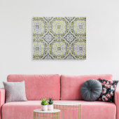 Vintage Fliesen Leinwanddruck (Insitu (Wohnzimmer))
