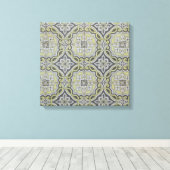 Vintage Fliesen Leinwanddruck (Insitu (Holzboden))