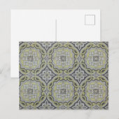 Vintage Fliesen Postkarte (Vorne/Hinten)