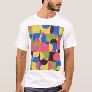 Vintage Fliesen Retro 1960er Jahre Muster T-Shirt