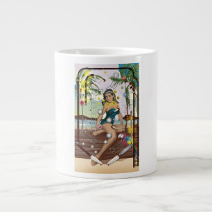 Vintage-Flipperautomat-Spiel Jumbo-Tasse