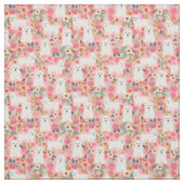 Vintage Flora pink Stoff (Muster)