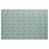 Vintage Flora und Fauna, türkis Stoff (Fat Quarter (45,7 x 55,9 cm))