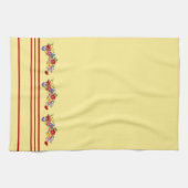 Vintage Flora und Streifen Küchentücher (Horizontal)