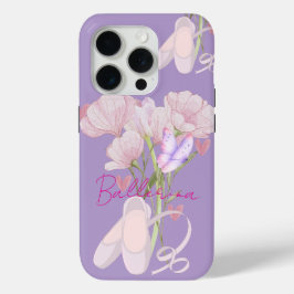 Vintage Floral Ballerina Ästhetik Lila Case-Mate iPhone Hülle