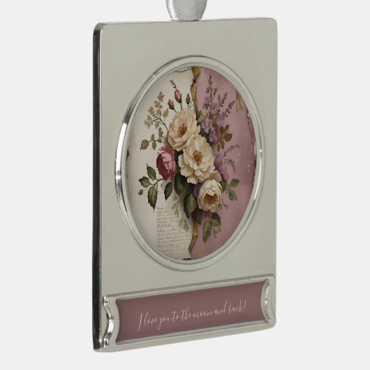 Vintage Floral - Banner Ornament (Rechts)