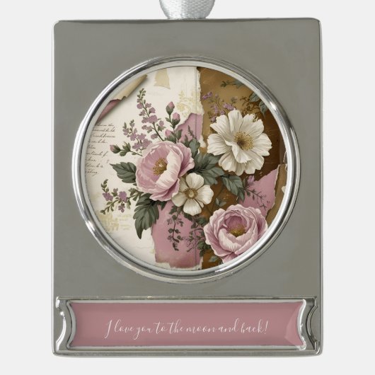 Vintage Floral - Banner Ornament (Vorderseite)