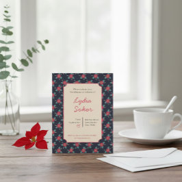 Vintage Floral Birthday Party Invitation  Einladung