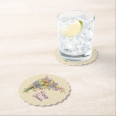 Vintage Floral Bouquet - Happy Easter Paper Untersetzer (Vor Ort)