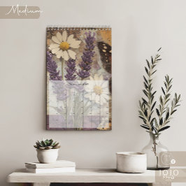 Vintage Floral Butterfly Calendar Kalender