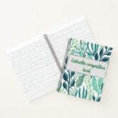 Vintage floral Christmas book Notizblock (Innenseite)