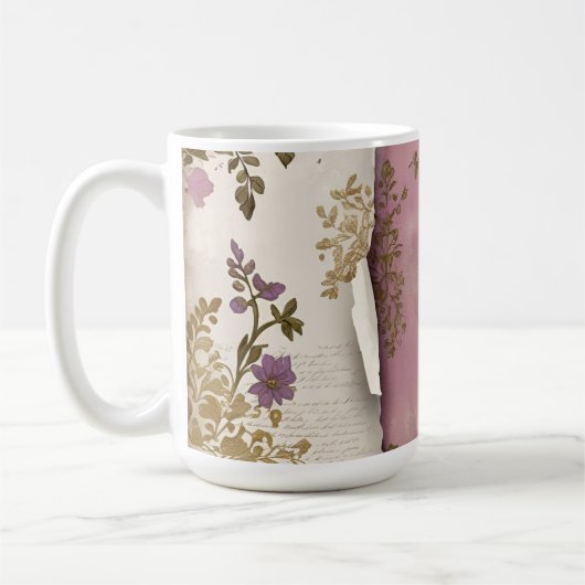 Vintage Floral - Coffee Mug Kaffeetasse (Links)