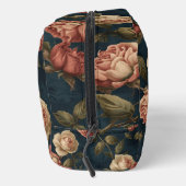 Vintage Floral Dark Background Waschbeutel (Rechts)