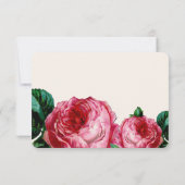 VINTAGE FLORAL DECOUPAGE RSVP CARDS (Rückseite)