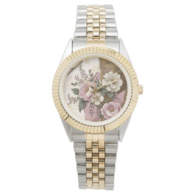 Vintage Floral - eWatch Watch  Armbanduhr (Vorderseite)