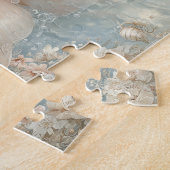 Vintage Floral Fantasy Mermaid Pastel Nostalgia Puzzle (Seite)