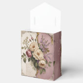 Vintage Floral - Favor Box Geschenkschachtel (Geöffnet)