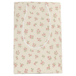 Vintage Floral Gift Bag Mittlere Geschenktüte