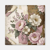 Vintage Floral - Magnet   (Vorne)
