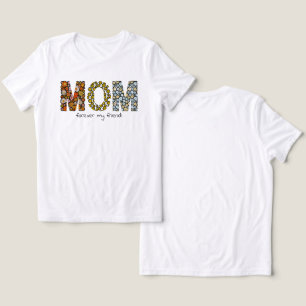 Vintage Floral MAMA Für Immer Meine Freundin Ästhe Tri-Blend Shirt