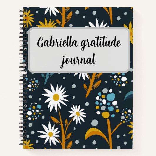 Vintage floral  notizblock (Vorderseite)