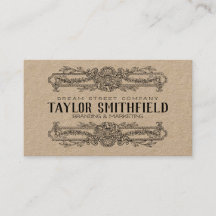 Vintage Floral Patronenkarte