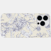 Vintage Floral Phone Case – iPhone & Samsung (Rückseite (Horizontal))