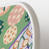 Vintage Floral Pickleball Design Pickleball Schläger (Linke Seite)