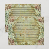 Vintage Floral Recipe Cards (Vorne/Hinten)