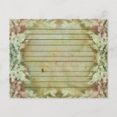 Vintage Floral Recipe Cards (Rückseite)
