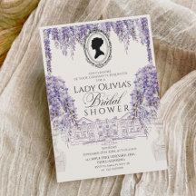 Vintage Floral Regency-Ära Brautparty