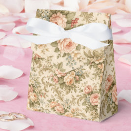 Vintage Floral Roses Pattern | Shabby Chic Cottage Geschenkschachtel