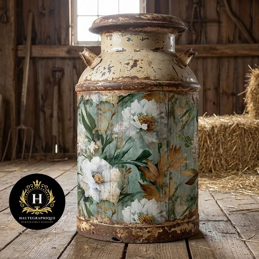 Vintage Floral Seamless Decoupage Seidenpapier